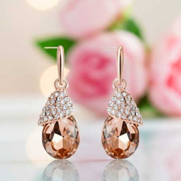 2/$40 Ladies Crystal Earrings - Picture 1 of 10